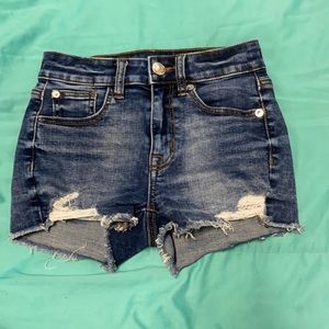 American Eagle Hi-Rise Shortie Shorts